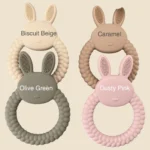 Teething Ring Letter Box Set (Elephant Socks)