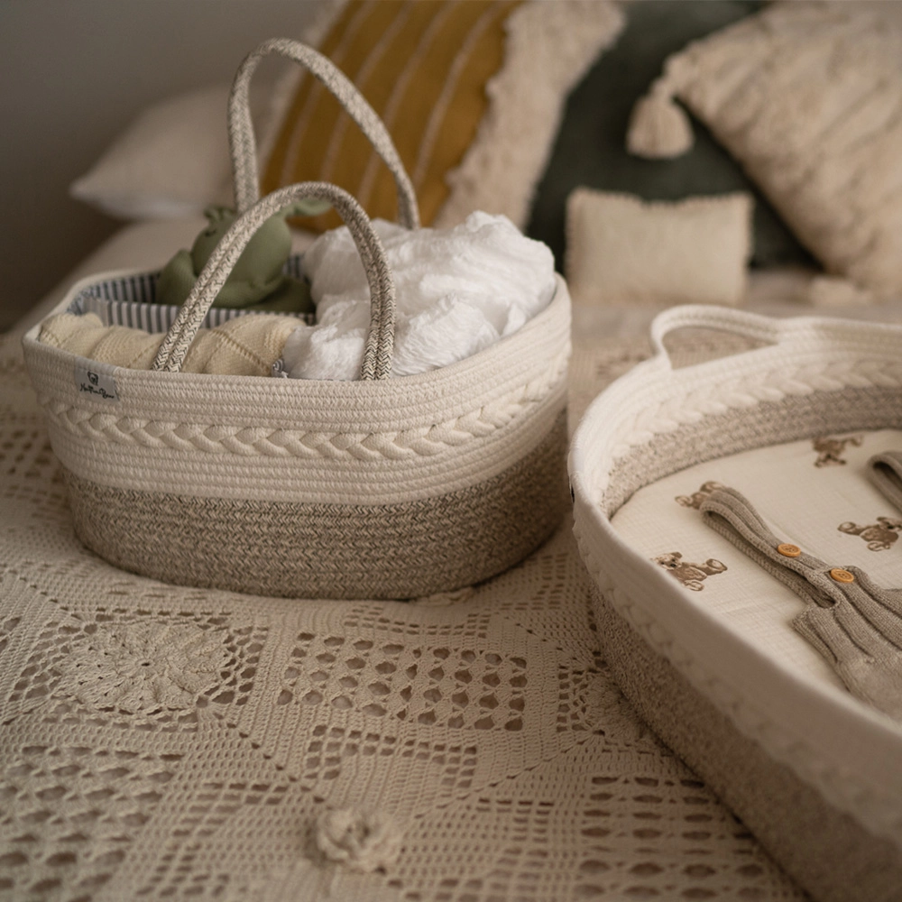 Nappy Caddy - Woven Rope