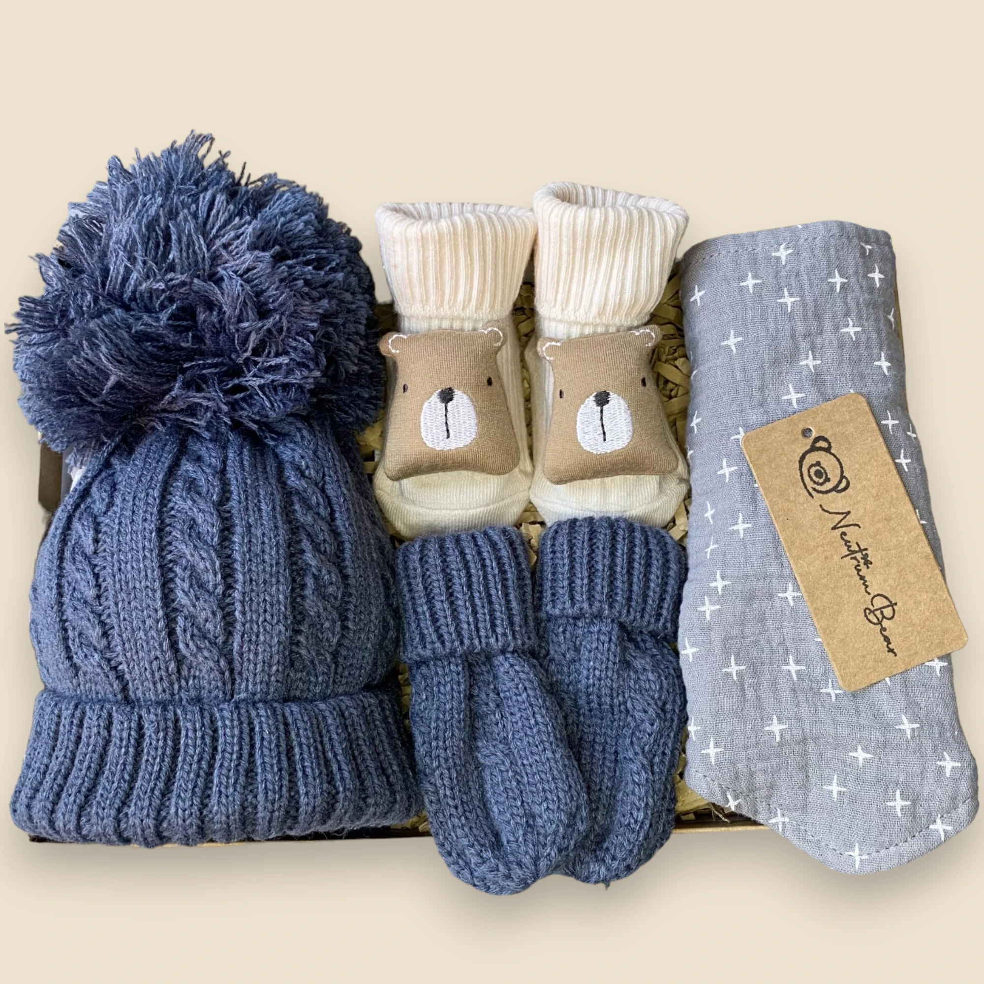 Keep Me Warm Set (Bear Socks)
