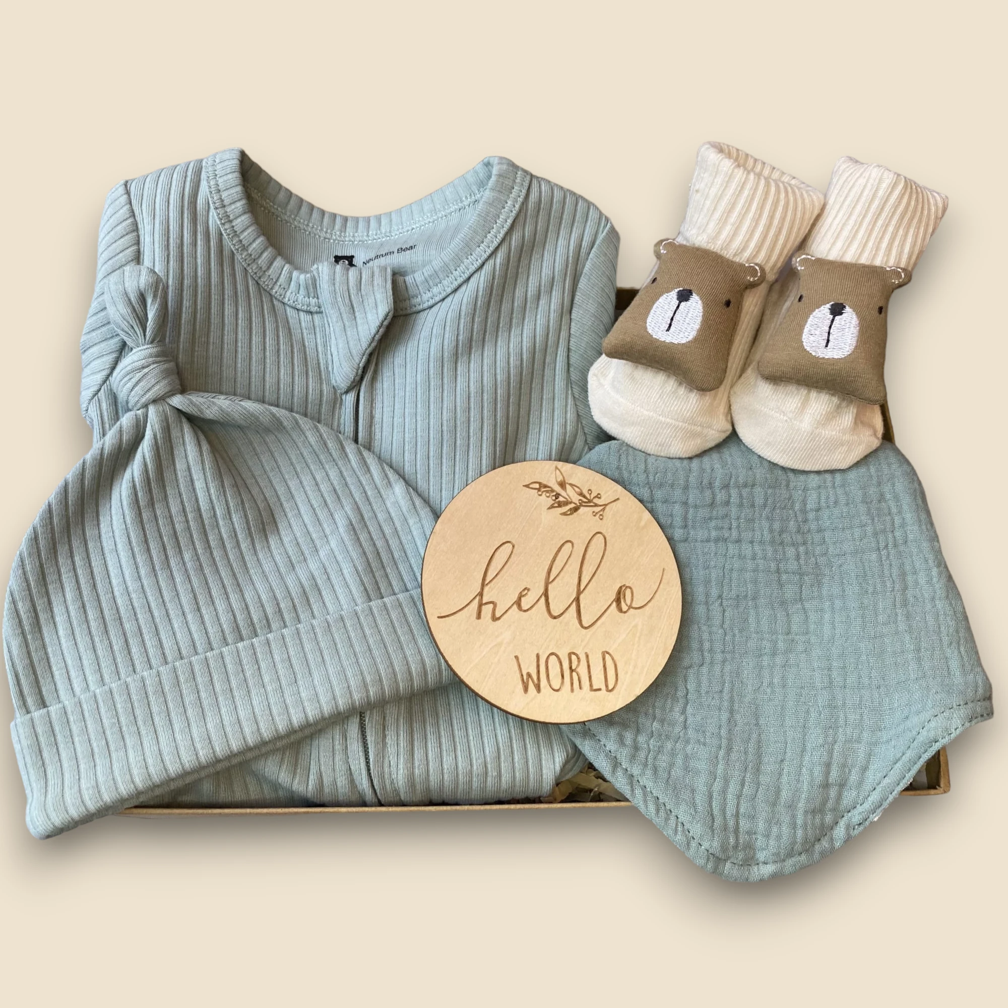 Organic Cosy Sleepsuit Set