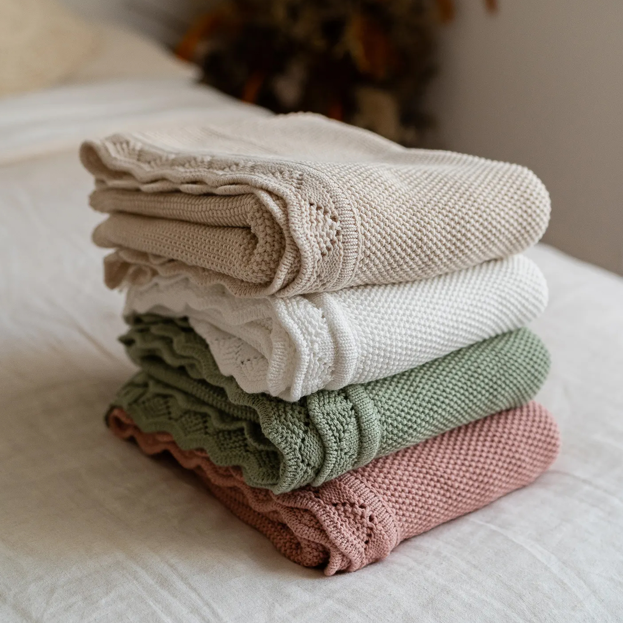 Luxury Personalised Knitted Blanket