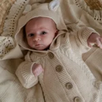 Knitted Pram Suit - Organic Cotton