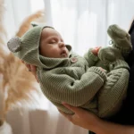 Knitted Pram Suit - Organic Cotton