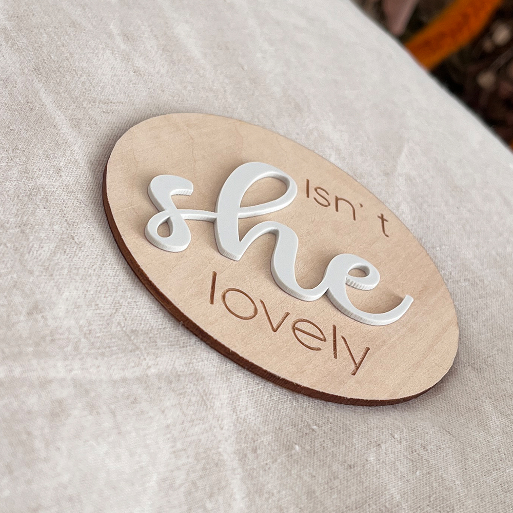 Gender Reveal Plaque 1