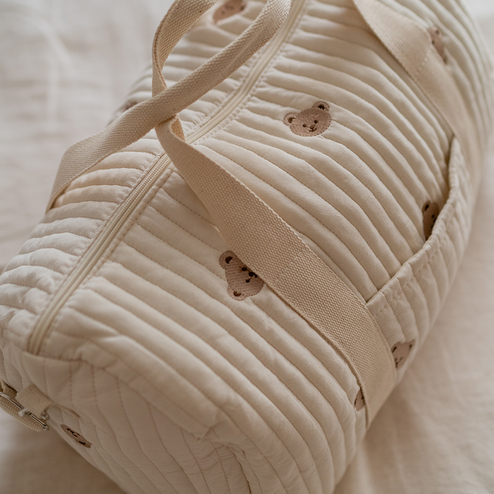 Maternity Overnight Bag - Bear Pattern