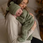 Knitted Sleep Suit - Organic Cotton