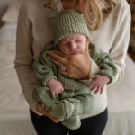 Knitted Sleep Suit - Organic Cotton
