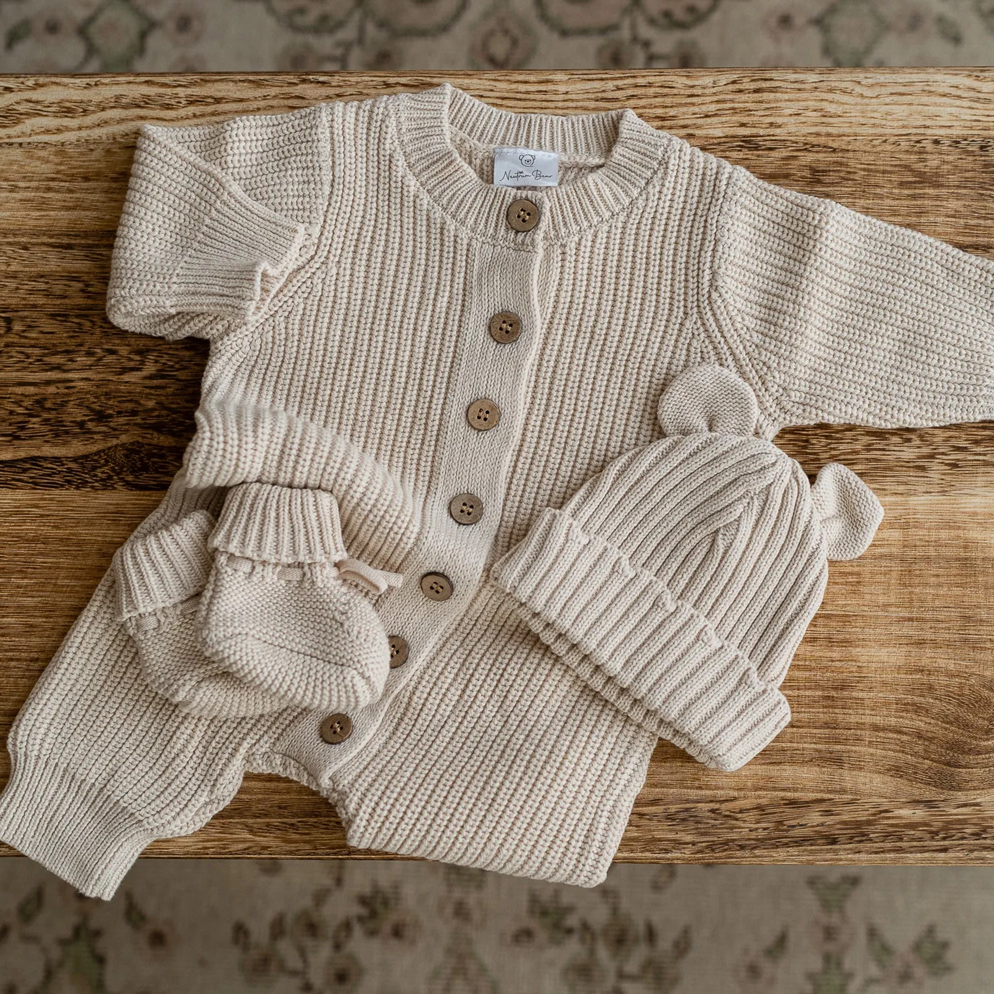 Knitted Sleep Suit - Organic Cotton