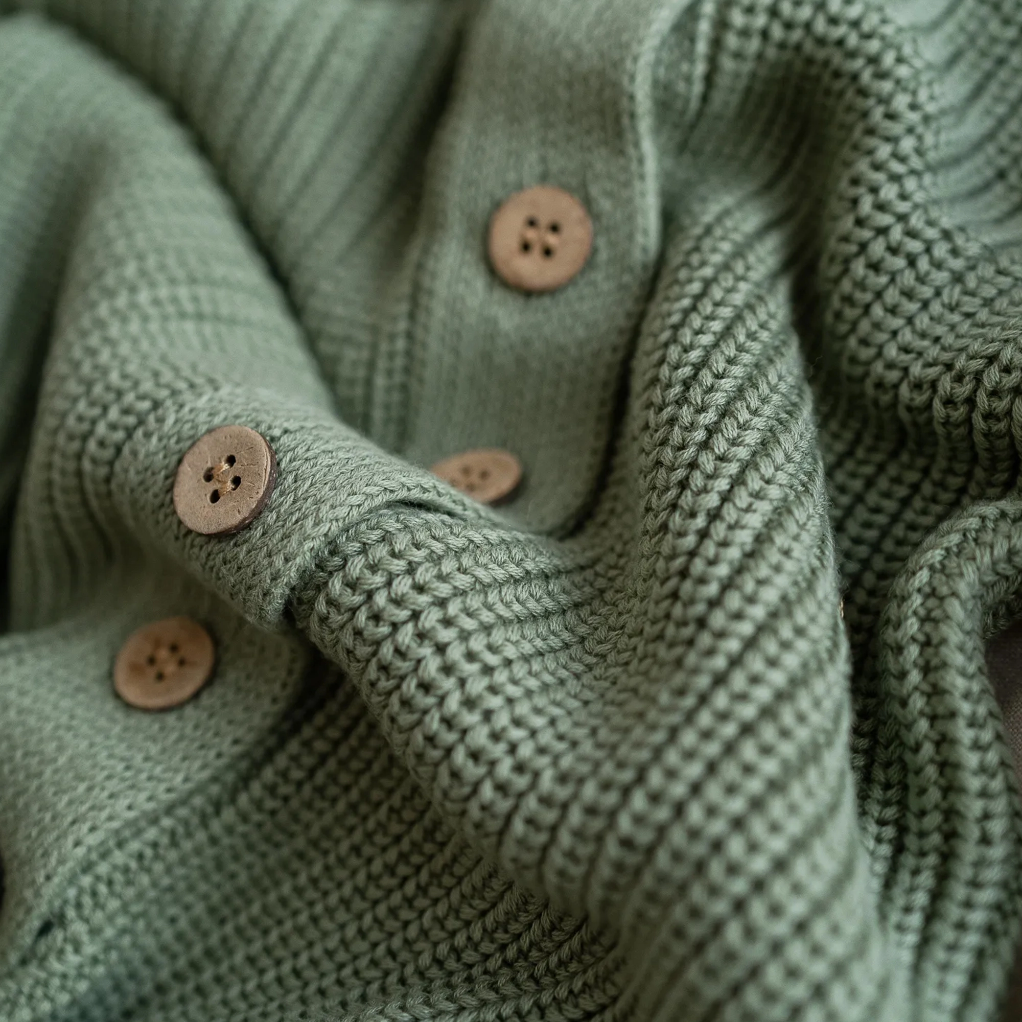 Knitted Sleep Suit - Organic Cotton
