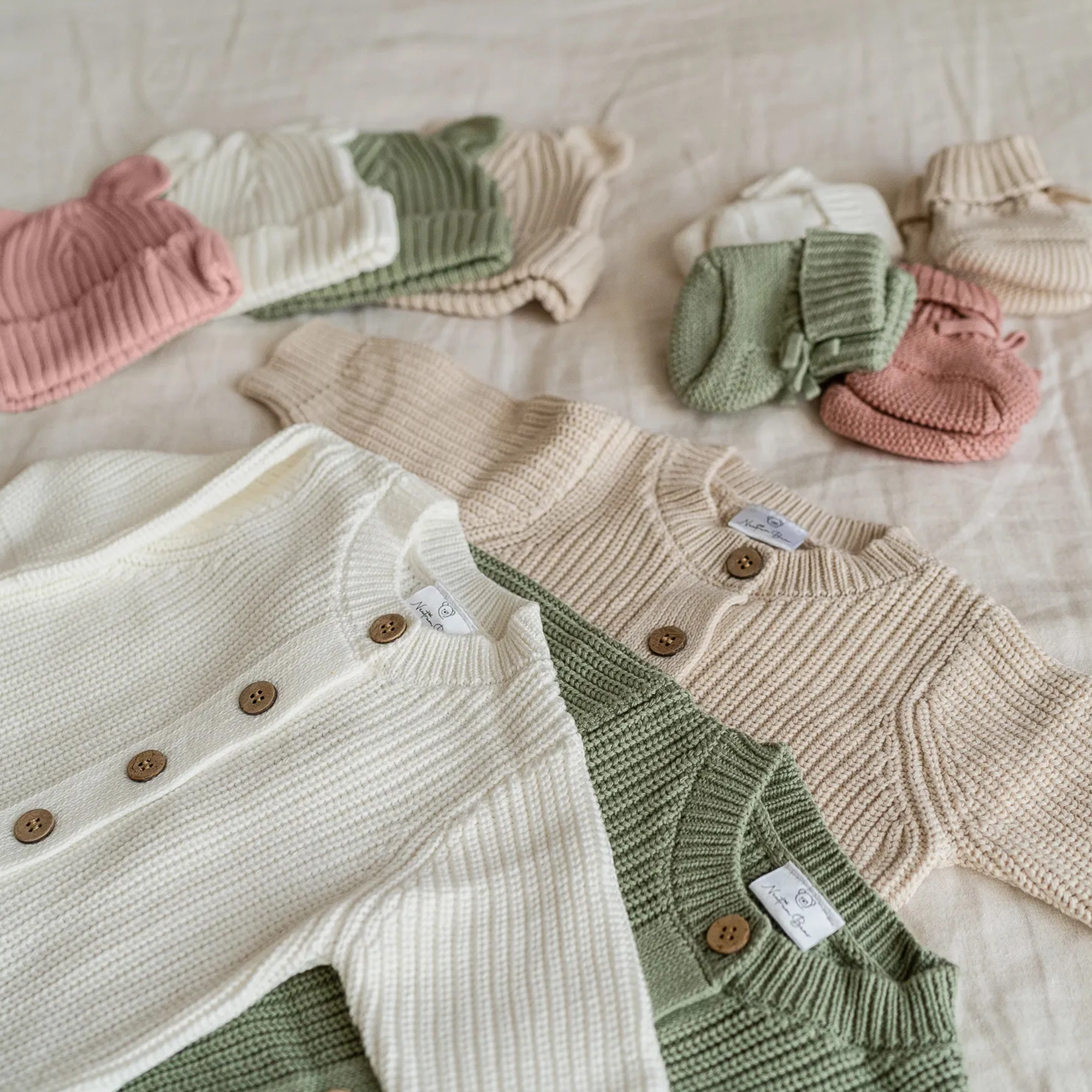 Knitted Sleep Suit - Organic Cotton
