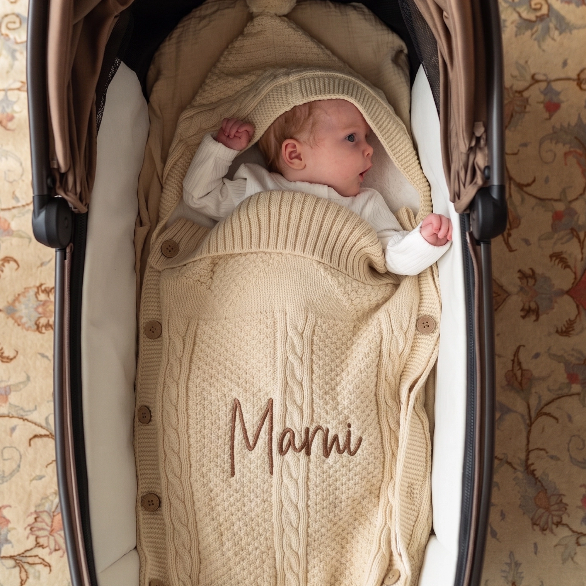 Luxury Pram Cosy (Lined)