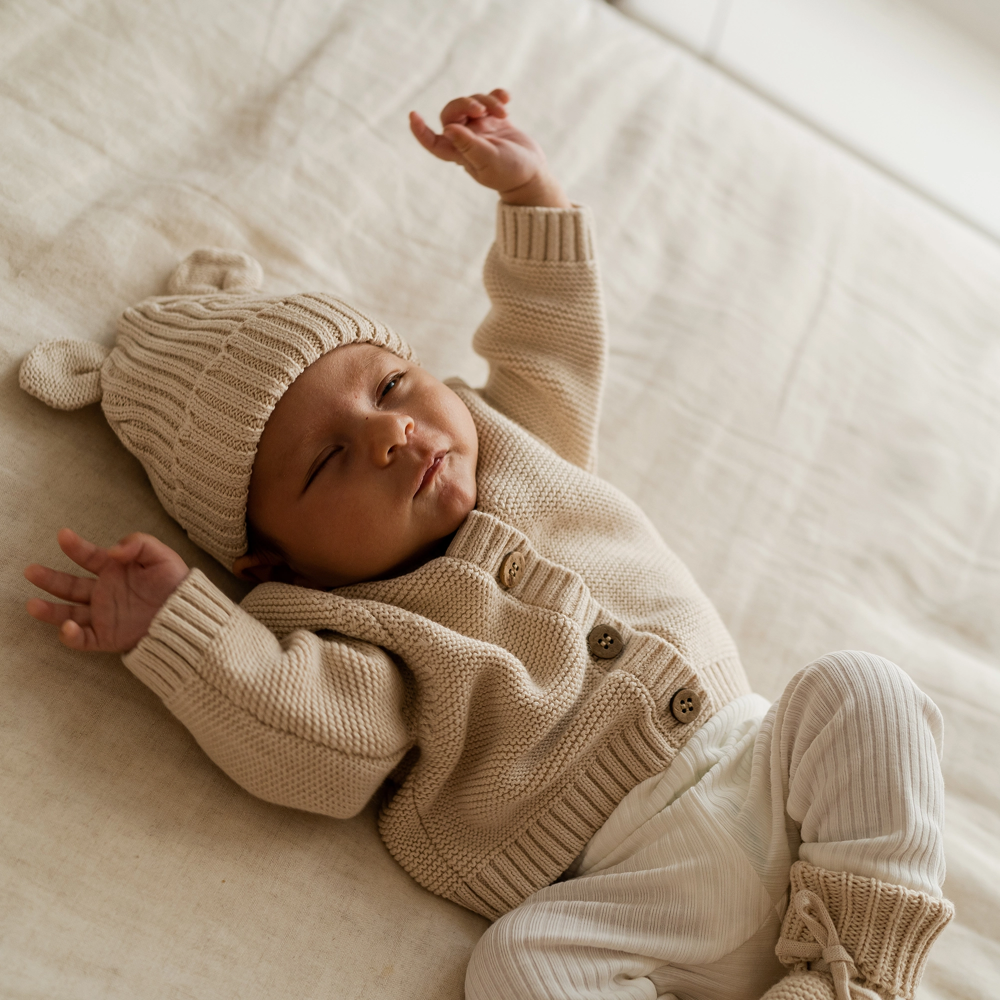 Knitted Cardigan - Organic Cotton