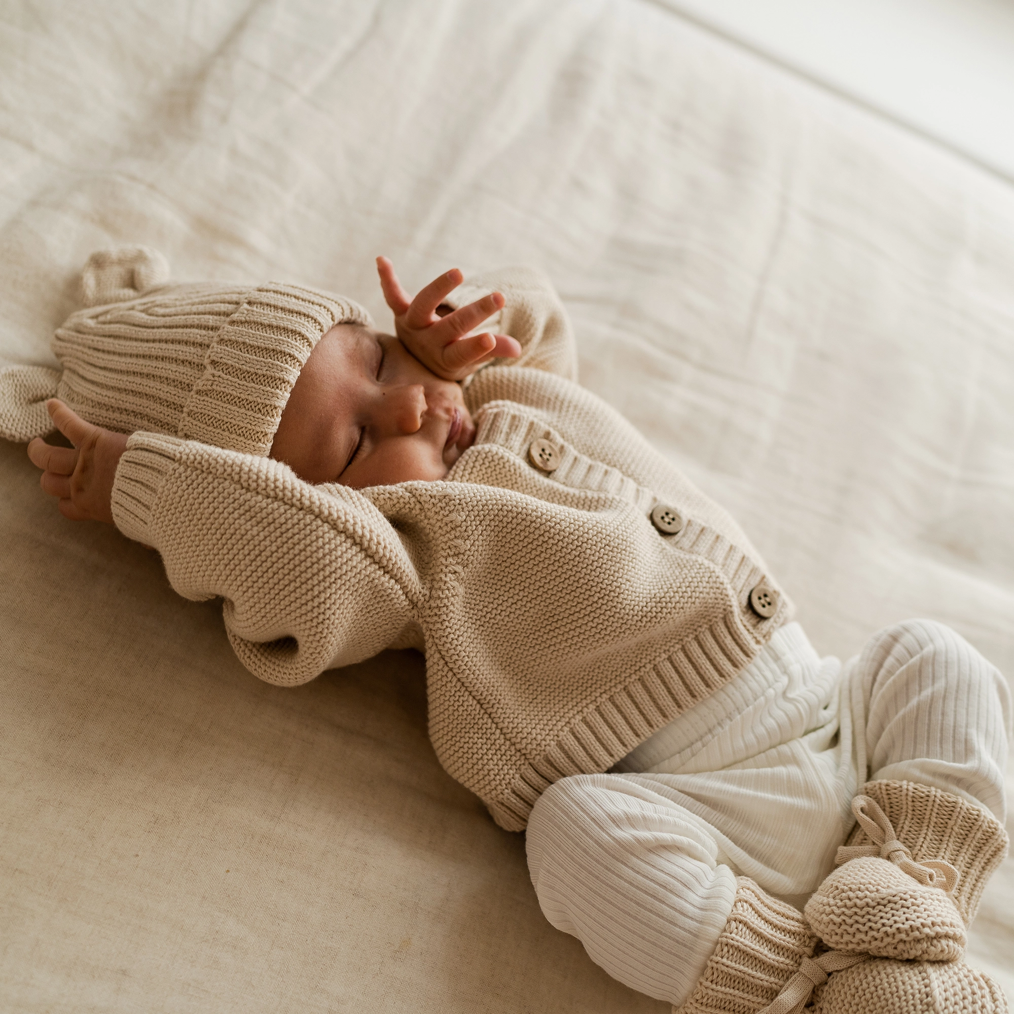 Knitted Cardigan - Organic Cotton