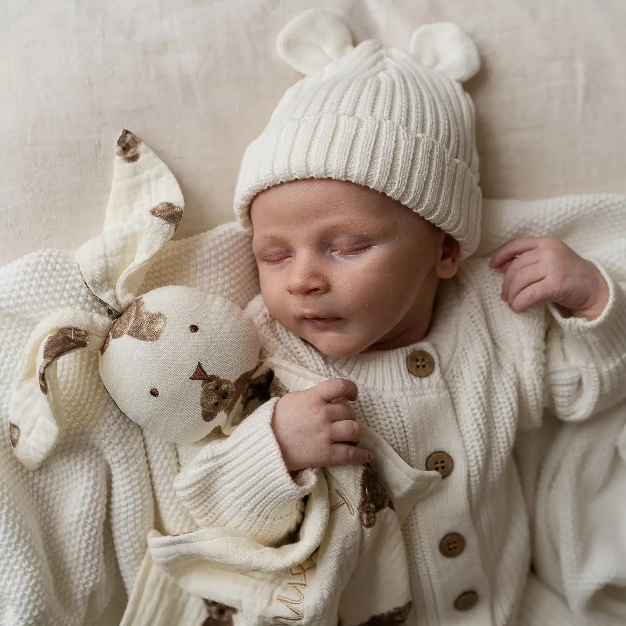 Knitted Sleep Suit - Organic Cotton (3-6 months)