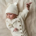 Knitted Sleep Suit - Organic Cotton (3-6 months)