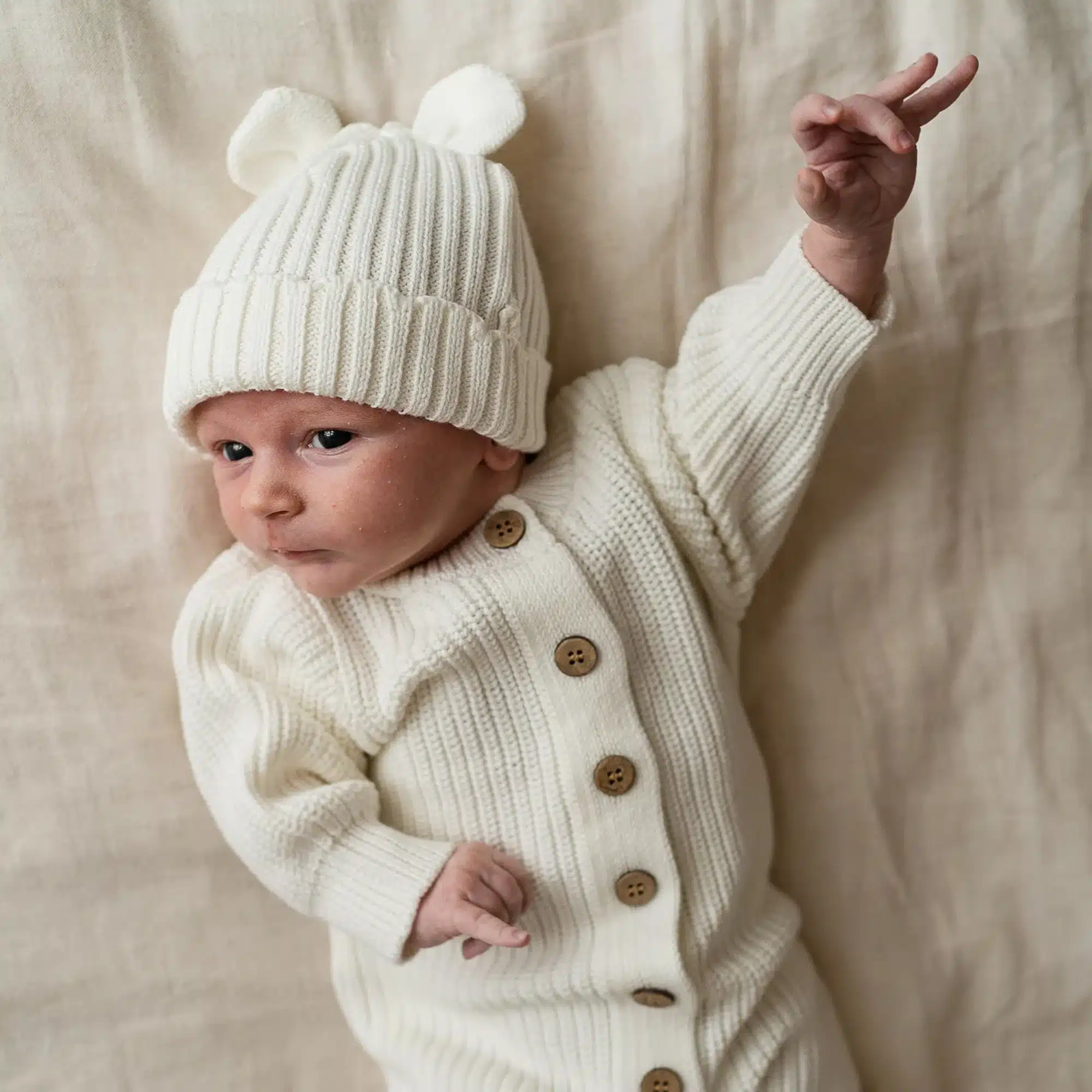 Knitted Sleep Suit - Organic Cotton (3-6 months)