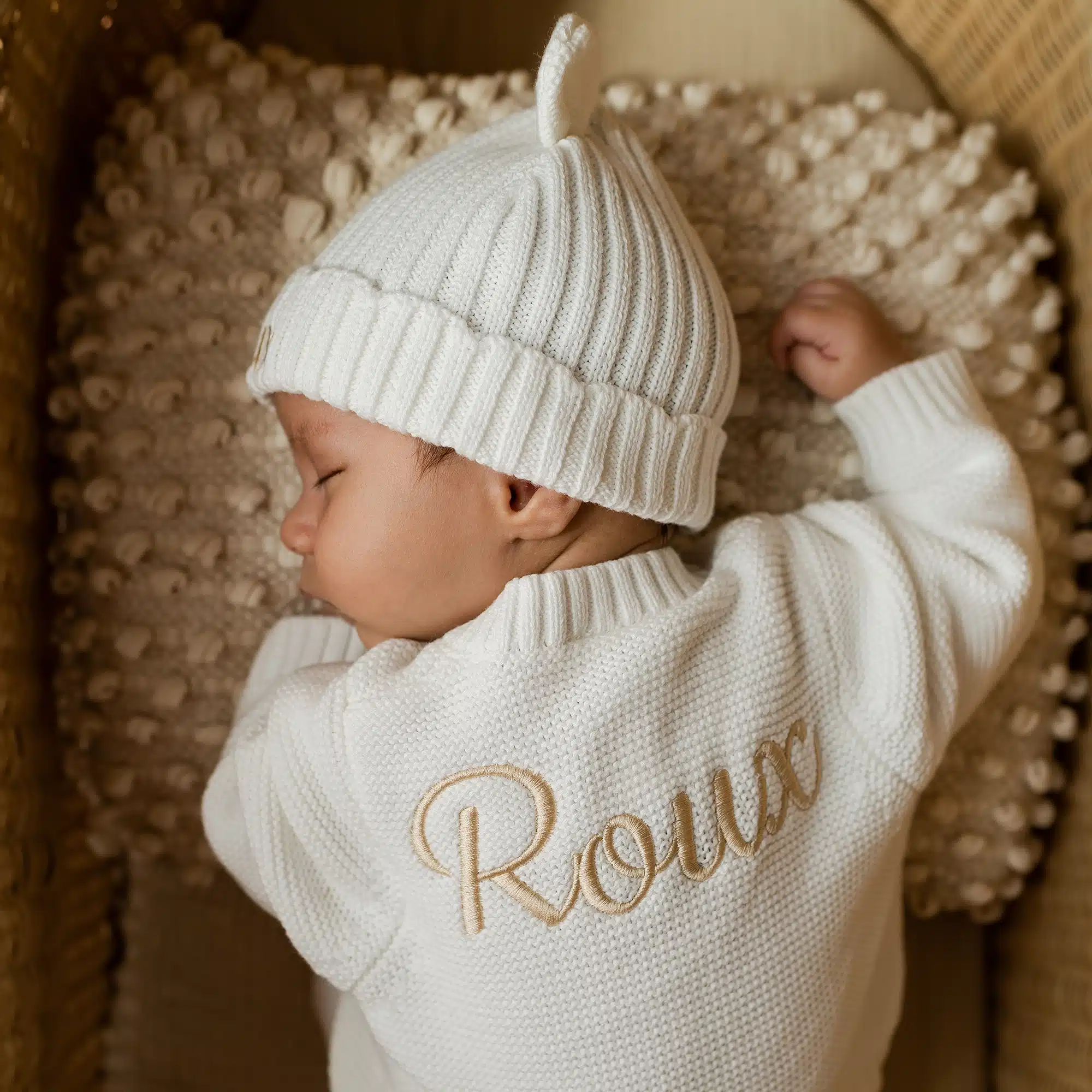 Knitted Sleep Suit - Organic Cotton (3-6 months)