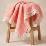 Blanket - Muslin Tassel - Candy Pink - Personalised