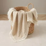 Blanket - Muslin Tassel - Oat