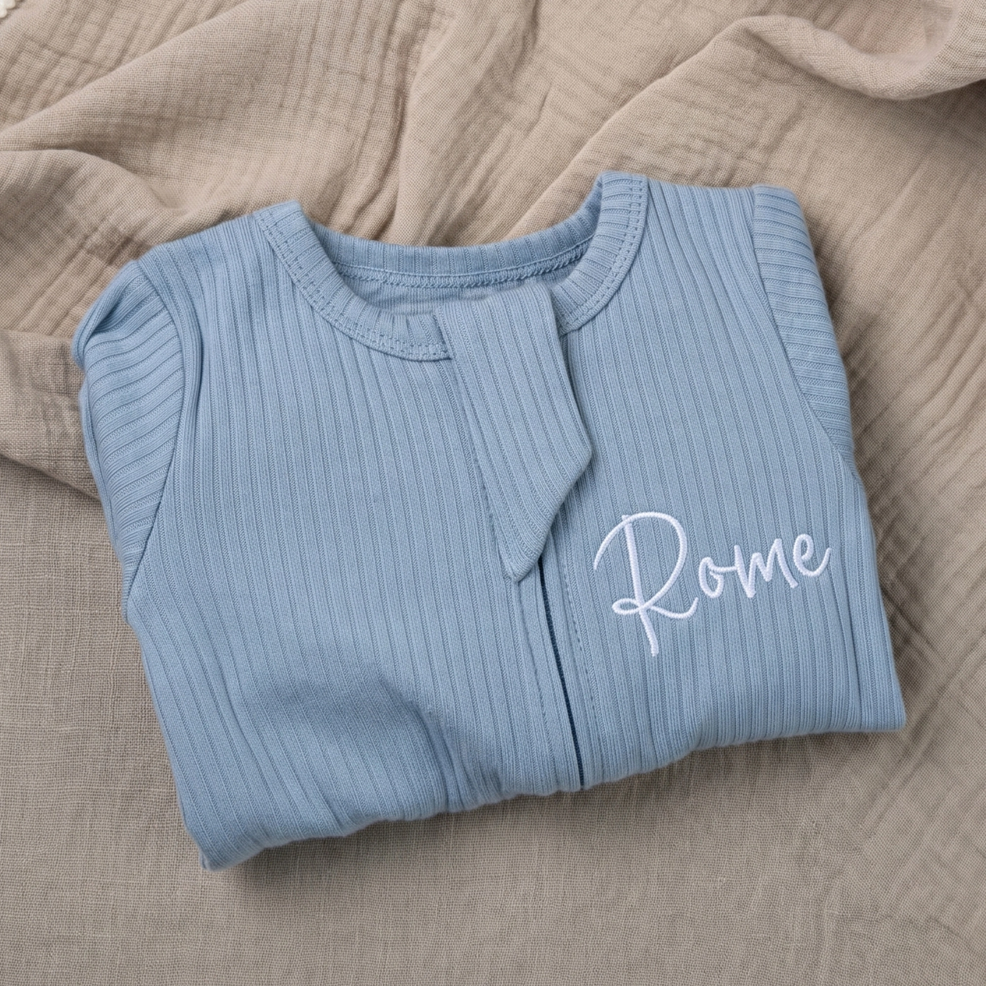 Organic Sleepsuit (Personalised Front)