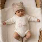 Knitted Legless Ribbed Romper - Organic Cotton