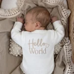 Knitted Hello World Cardigan